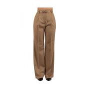 Elegante Studio Broek Max Mara Studio , Brown , Dames