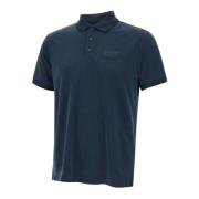 Zachte Lyocell Heren Polo Shirt Blauw Emporio Armani EA7 , Blue , Here...