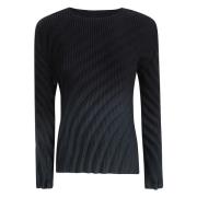 Geplooide Shirt Issey Miyake , Black , Dames