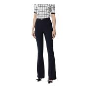 Stijlvolle Broek voor Vrouwen Elisabetta Franchi , Black , Dames