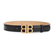 Zachte Zwarte Riem voor Stijlvolle Look Balenciaga , Black , Dames