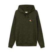 Clyde AOP Hoodie Les Deux , Green , Heren