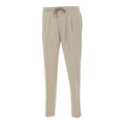 Heren Flanellen Broek, Beige Briglia , Beige , Heren