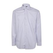 Casual hals shirt voor mannen Barba Napoli , Blue , Heren