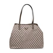 Grote Tote Tas Graniet Stijl Guess , Multicolor , Dames