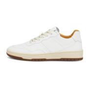 Tumbled Leather Sneakers Boggi Milano , Beige , Heren