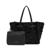 Marcella Boucle Wol Tote Tas Gianni Chiarini , Black , Dames