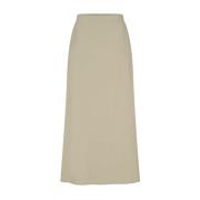 Monday2 Lange Rok Aime´e the Label , Beige , Dames