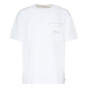 Witte T-shirt en Polo Collectie Eleventy , White , Heren