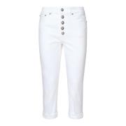 Witte Jeans met Koons Juweel Dondup , White , Dames