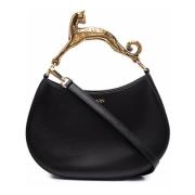 Kattenhandvat Hobo Tas Lanvin , Black , Dames