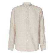 Koreaanse Shirt Eleventy , Beige , Heren