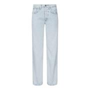 Blauwe Jeans 5 Zak Broek Dondup , Blue , Dames