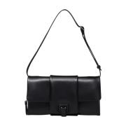 Flip Schoudertas voor Vrouwen Proenza Schouler , Black , Dames