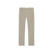 Slim Mid Rise Denim Broek Frame , Beige , Heren