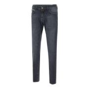 Zwarte Ribot-L Jeans met Gebruikte Wassing Briglia , Black , Heren