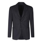 Stijlvolle Roma Jas voor Mannen Lardini , Black , Heren