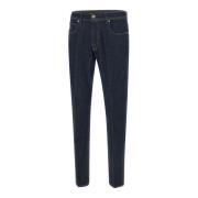 Steve Donker Denim Blauwe Jeans Briglia , Blue , Heren