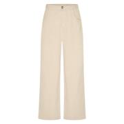 Puck2 Lange Broek Aime´e the Label , Beige , Dames