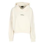 Logo Crop Hoodie Licht Sweatshirt Disclaimer , Beige , Dames