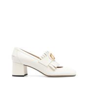 Witte hakken pompen Elegante stijl Valentino Garavani , White , Dames