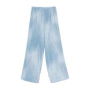 Elegante broek in marineblauw Ermanno Scervino , Blue , Dames