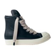 Geobasket Veterschoenen Rick Owens , Black , Heren