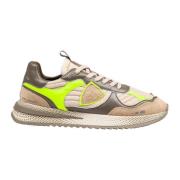 Olympique Leren en Stoffen Sneakers Philippe Model , Multicolor , Here...