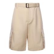 Cargo Bermuda Shorts in Beige Jacquemus , Beige , Heren