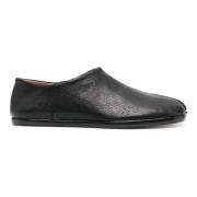 Leren Tabi Babouche Schoenen Maison Margiela , Black , Dames