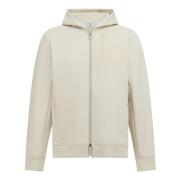 Full-Zip Hoodie Boggi Milano , Beige , Heren