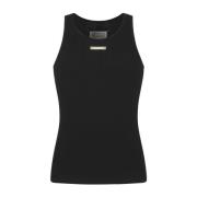 Zwarte Tank Top Shirt Maison Margiela , Black , Heren