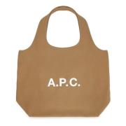 Wol Kasjmier Tote Tas A.p.c. , Brown , Dames