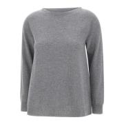 Kasjmier Wol Trui Grijs Boothals Kangra , Gray , Dames