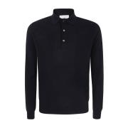 Kasjmierwol Polo Neck Sweater Filippo De Laurentiis , Black , Heren