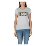 Korte mouw katoenen T-shirt collectie Liu Jo , White , Dames