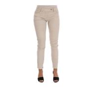 Skinny Jeans Ermanno Scervino , Beige , Dames