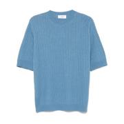 Lichtblauw T-shirt en Polo Lardini , Blue , Heren