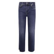 Denim Enkellaars voor Vrouwen 7 For All Mankind , Blue , Dames