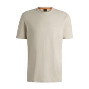 Korte Mouw T-shirt 50508243 Boss Orange , Beige , Heren