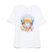 Surf Trip T-shirt Korte Mouw Wit Casablanca , White , Heren