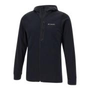 Zwarte Tech Fleece Sweatshirt Met Capuchon Columbia , Black , Heren