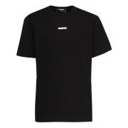 Zwarte T-shirt en Polo Collectie Dsquared2 , Black , Heren