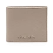 Klassieke Bi-Fold Portemonnee Emporio Armani , Beige , Heren