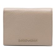 Stijlvolle leren portemonnee voor mannen Emporio Armani , Beige , Here...