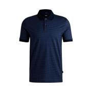 Blauwe T-shirts en Polos Korte Mouw Hugo Boss , Blue , Heren