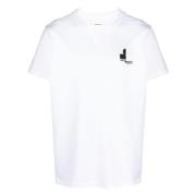 Witte T-shirts en Polos Zafferh Isabel Marant , White , Heren