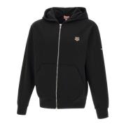 Lucky Tiger Zwarte Katoenen Sweatshirt Kenzo , Black , Heren