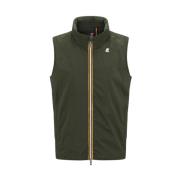 Valen Stretch Nylon Vest K-Way , Green , Heren