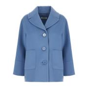 Stijlvolle Jassen voor Vrouwen Max Mara , Blue , Dames